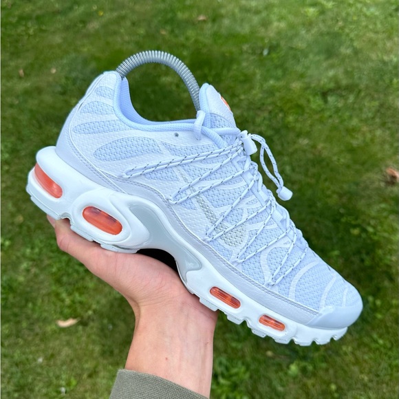 Shoes Nike Air Max Plus Utility WhiteOrange Brand new Men's size 9,5 us 10,5 us - Picture 5 of 6